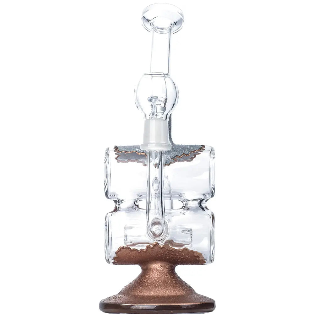 9" Double Chamber Recycler Dab Rig