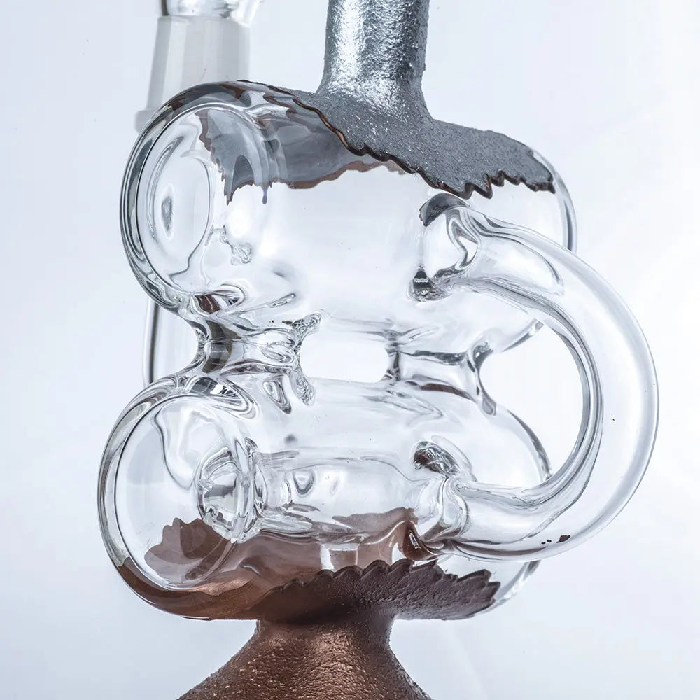 9" Double Chamber Recycler Dab Rig